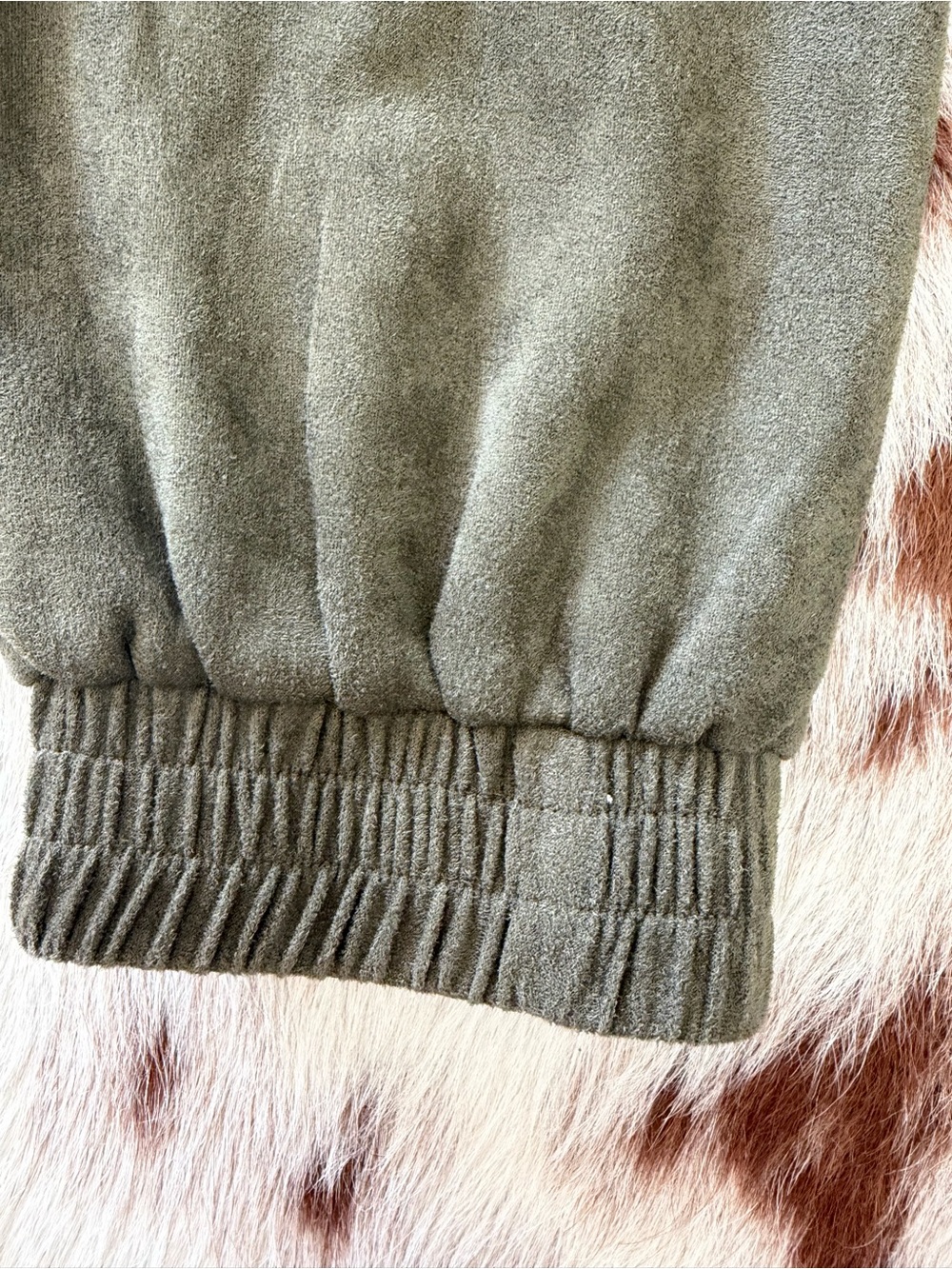 New In suede joggers - Picture 5 of 5